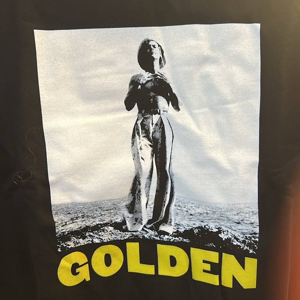 HARRY STYLES GOLDEN NEW Black Graphic sweatshirt
